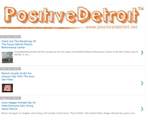 Tablet Screenshot of positivedetroit.net
